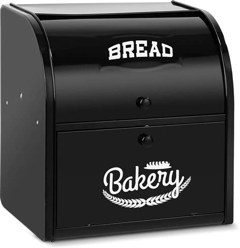 bread box steel|stainless steel bread bins uk.